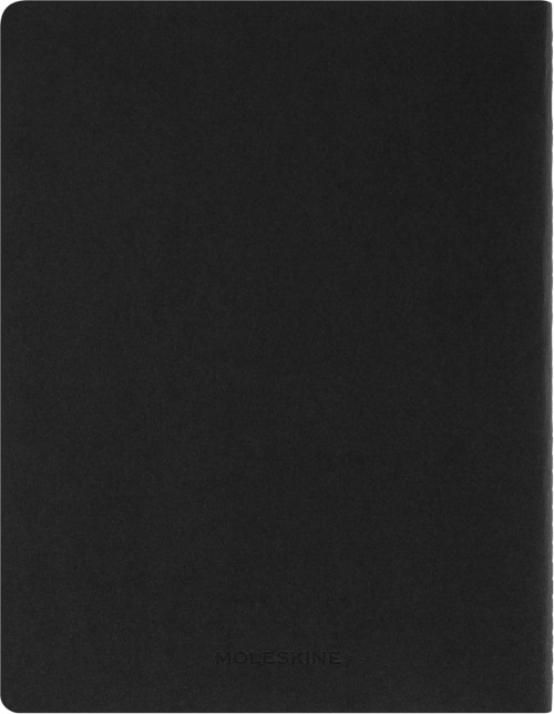 Zeszyt Moleskine Student Cahier XXL (21.6X27.9 cm) Gładki Czarny (Moleskine Student XXL Plain Black Soft Cover) - 8056999276898